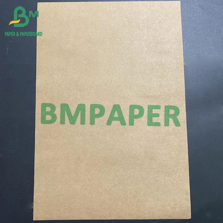 Brown / White Virgin Kraft Paper 90gram 102cm Wide For Cement Bags