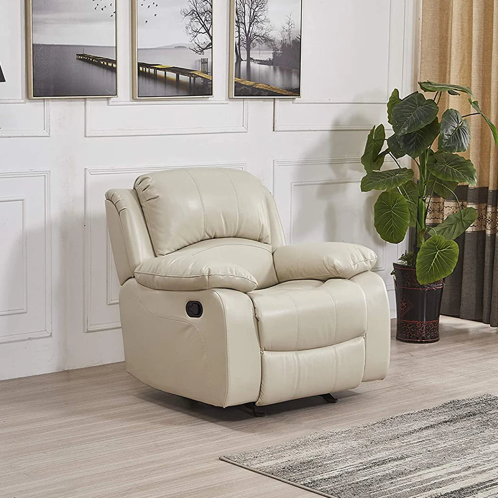 XIHAO Living Room Set Asientos Reclinables Leather Sectional Sofa With Recliner Recliner 3 Seater