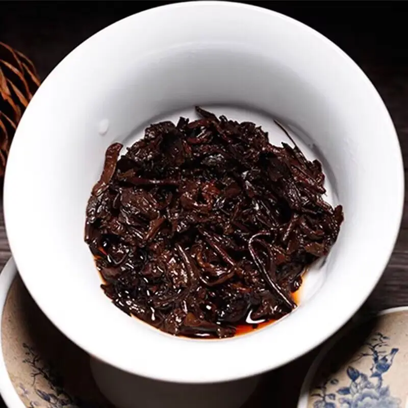 2006 Yunnan Pu erh tea China tea shu puer ripe cake cooked menghai golden buds 357g puerh tea