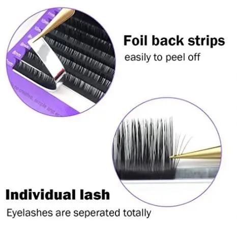 shape hand woven premium brown soft light natural eyelashes extension makeup mesh net cross false eyelash individual