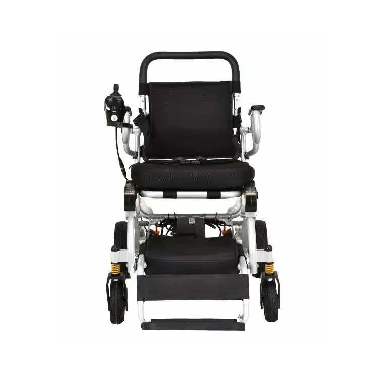 2021 New Design Lithium Battery Lightweight Power Wheelchair Folding Electric Wheelchair In Stock