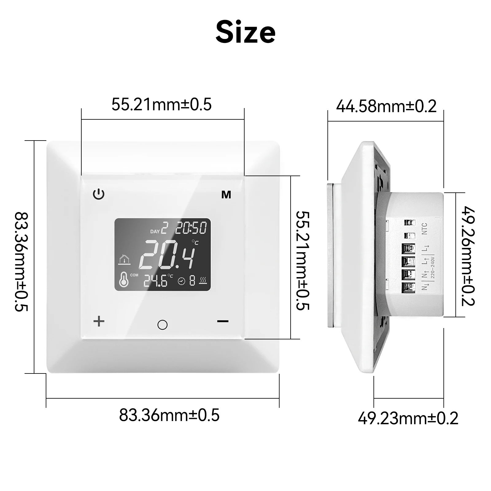 MINCO HEAT WiFi Best Smart Control Room Thermostat for Electric Heating System Thermostat