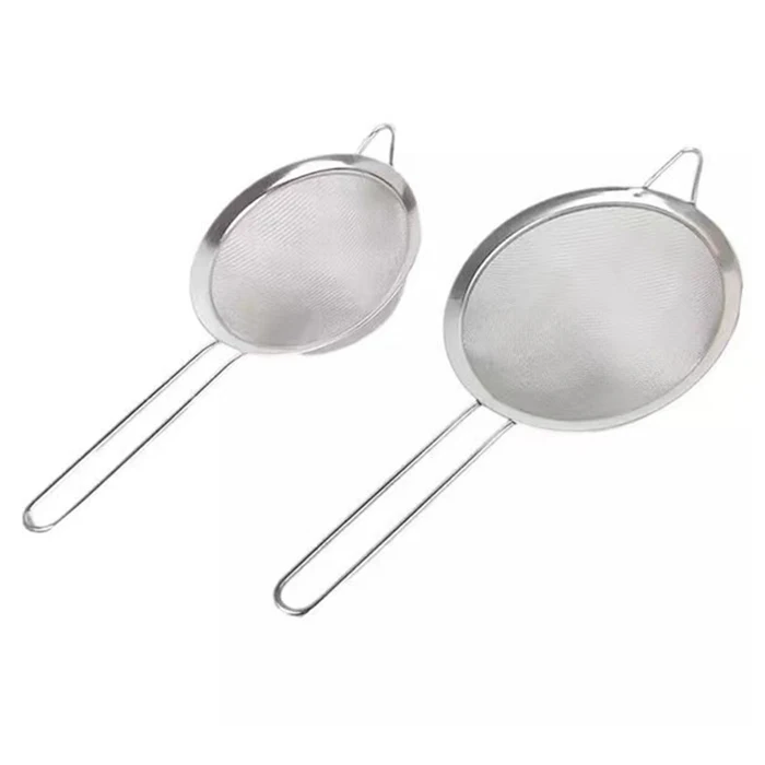 8cm Premium high quality Best For Home Stainless Steel Mesh Colander Fine Mesh Strainer