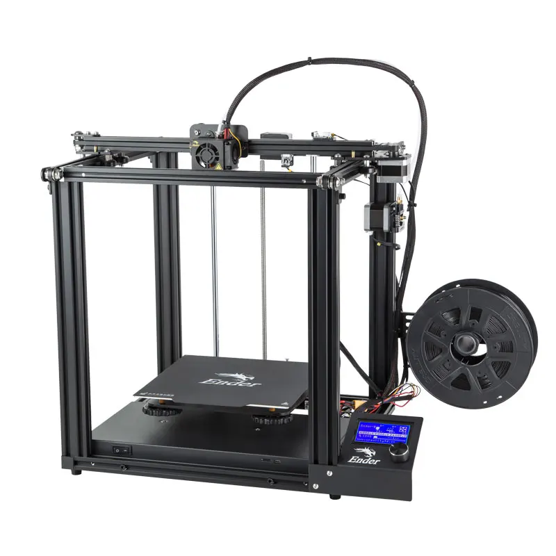 2019 new Creality Ender 5 performance 3D Printer with Resume Printing Brand Power Supply CoreXY Cube Frame, 220x220x300mm