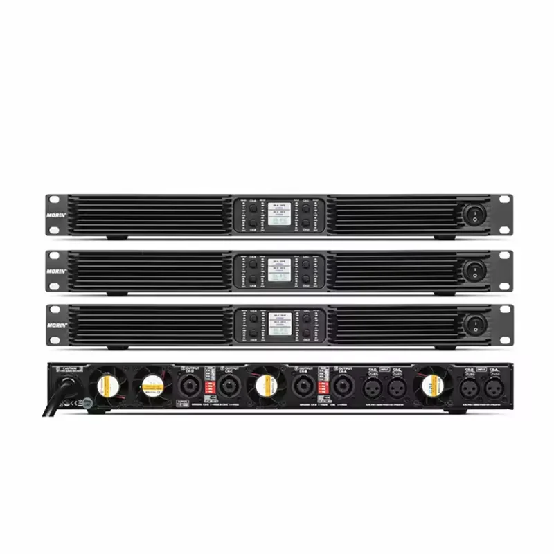 MORIN 1u 4 канала 2 Ом стабильный усилитель мощности K420 2000 Вт стерео