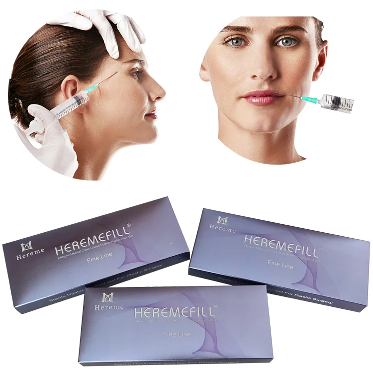 Heremefill 2ml Injectable Cross-Linked Hyaluronic Acid Dermal Fillers for The Face Injection