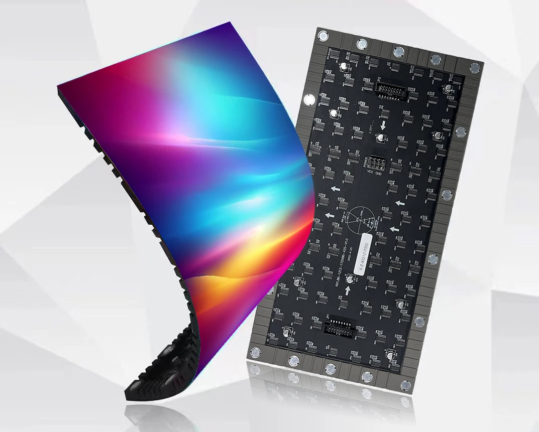 P1.568 мм Светодиодная панель высокого разрешения 204x102 пикселей изогнутая стена видео-дисплей специальной формы цифровой программный дизайн