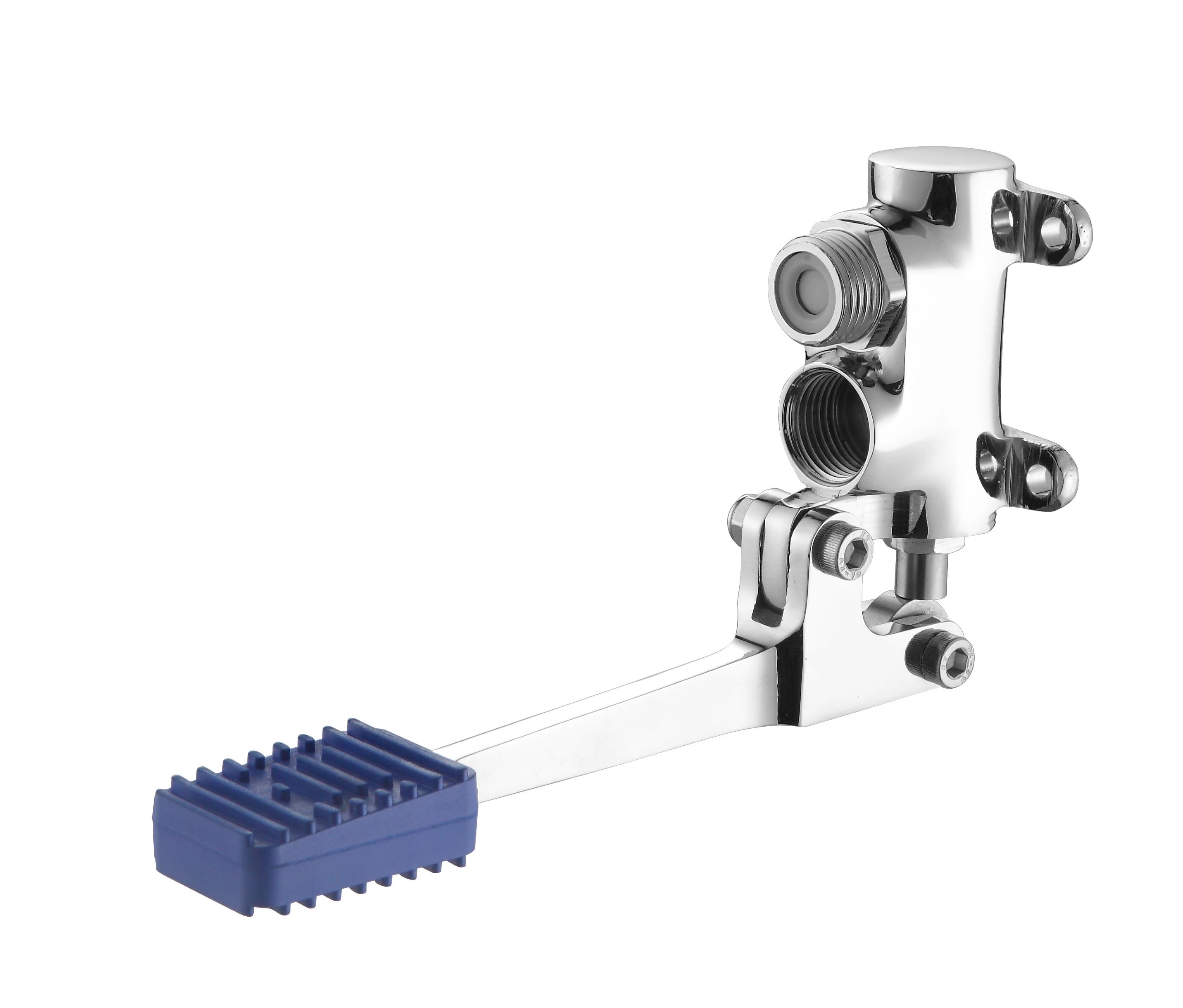 using in Laboratory hospital kitchen taps brass water flow adjustable foot pedal  tap