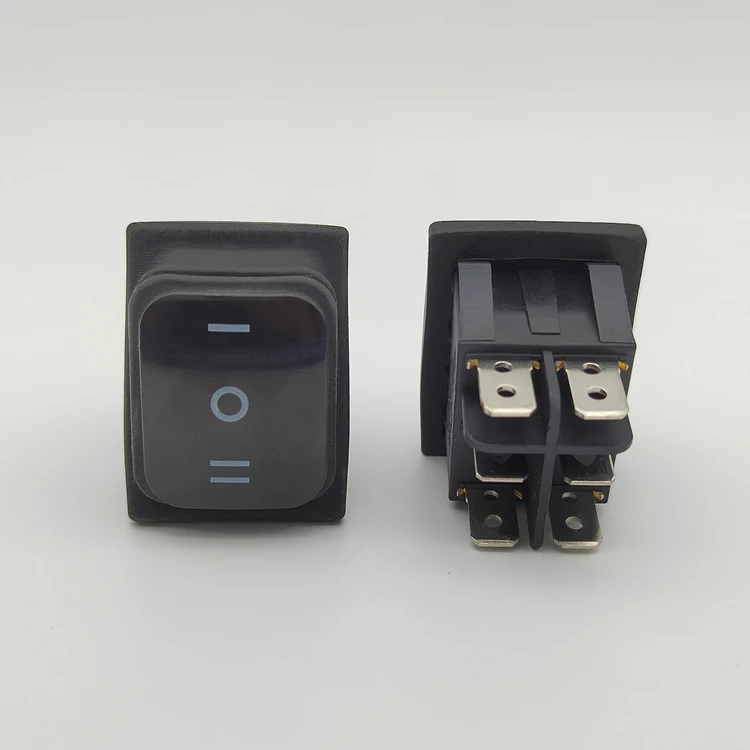 KCD4 16A 250VAC 20A 125VAC Waterproof ON-OFF-ON SPST 6 Pin Rocker Switch