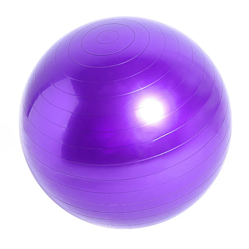 Hot Sale Home Gym Thickened Anti-Burst Yoga Balance Ball Inflatable Exercise Ball 55cm 65cm 75cm PVC Yoga Ball