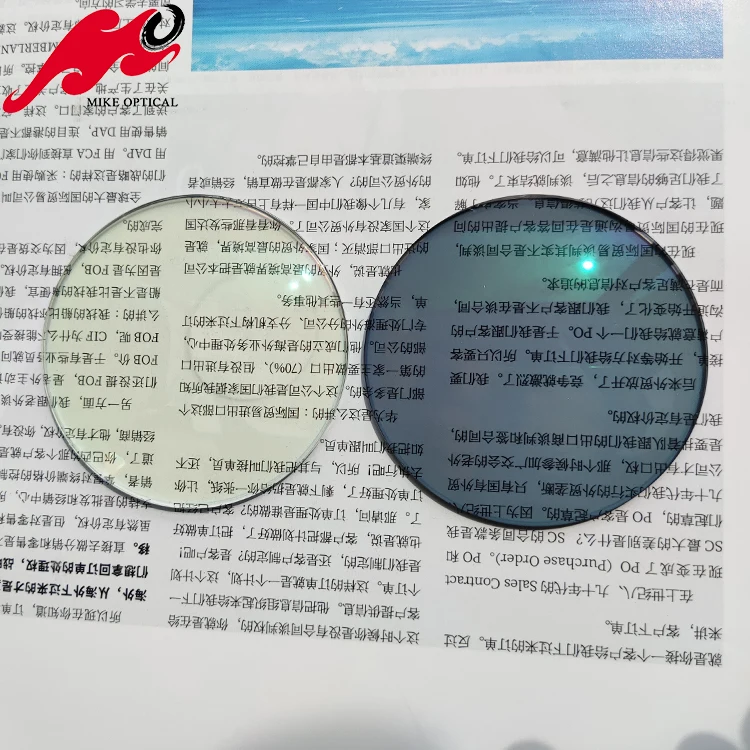 
blue cut lenses photochromic china optical lens color computer lenses 1.56 optical lens 