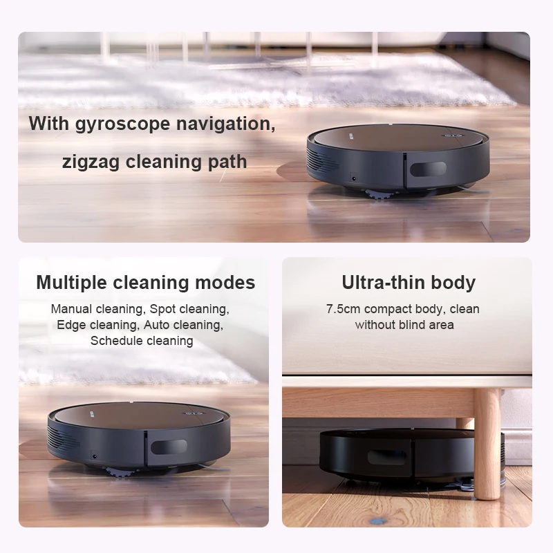 F505 Smart Broom Robot Vacuum Cleaner Floor Home Sweeper Intelligent Sweeping Mini Robot Vacuum Cleaner