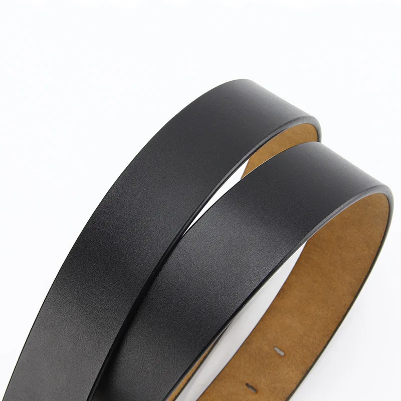 Factory Direct Sale Business Pure Real Full Grain Leather Belts Zinc Alloy Pin Buckle Cowhide Leather Genuine Leather Belt