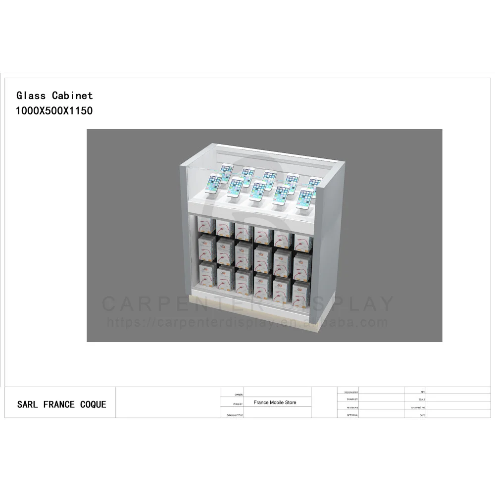 Современный дизайн стеклянный цифровой дисплей для магазина киосков витрина телефона/динамиков/наушников/планшетов/электронных продуктов