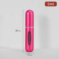 5ml perfume spray bottles matte and bright 14 color Separate bottling 5ml Cosmetic bottles carry-on perfume bottle spray
