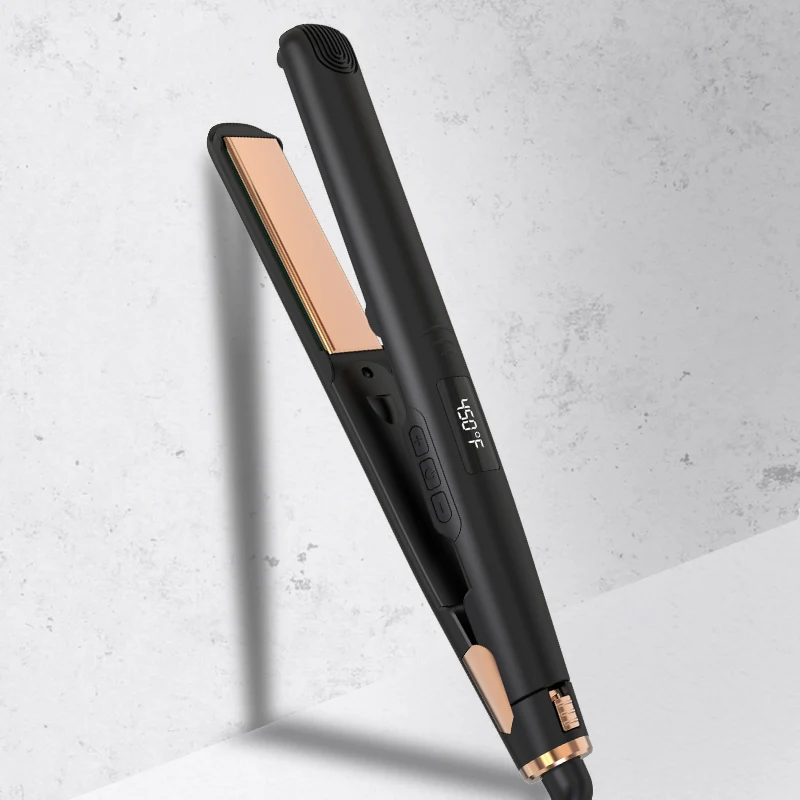 Factory price PTC Flat Iron portable hair straightener for a smooth finish  3D Floating Plates Quick Heat Up Hair straightener