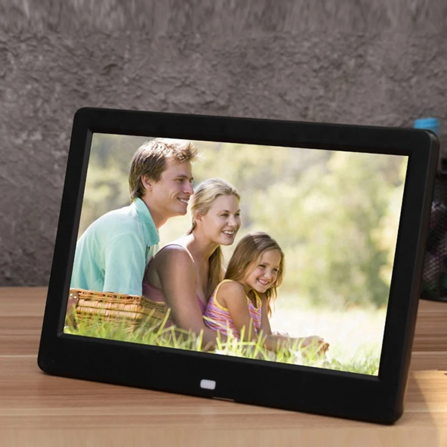 Rechargeable10 Inch Digital Photo Frame For Kids With Remote Control High Resolution Electronic Pictures Video Digital Picture