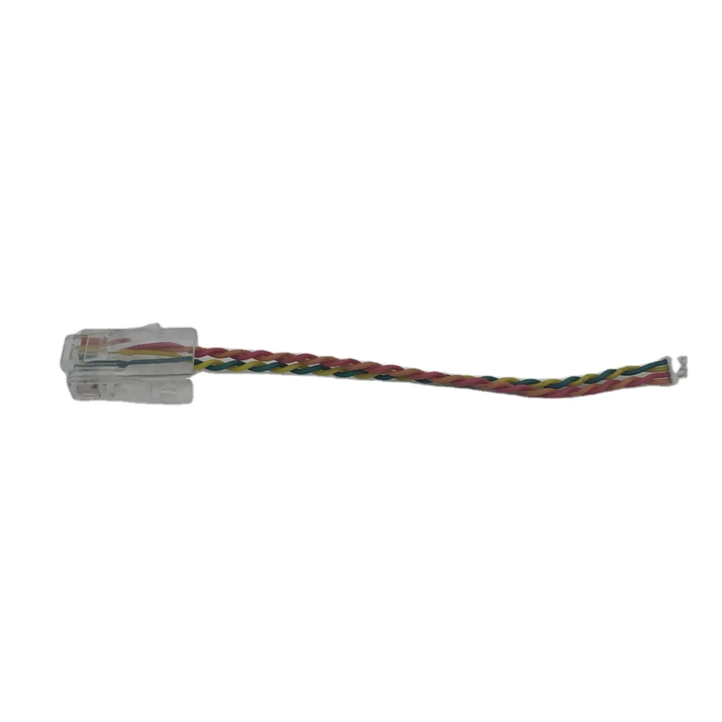 1.25mm Pitch Molex 51021 Plastic Connector Crimp Wire Harness Custom RJ45 Cable Assembly