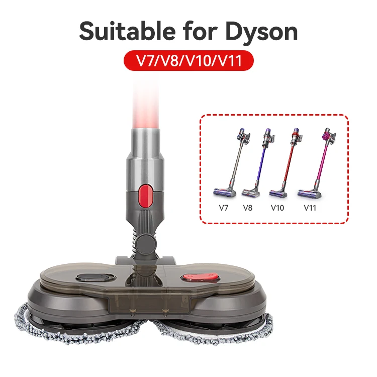 Vacuum Brush For Dysons V7 V8 V10 V11 Electric Vacuum Cleaner Wet Dry Spray Mop Floor Cleaning Brush With Water Tank