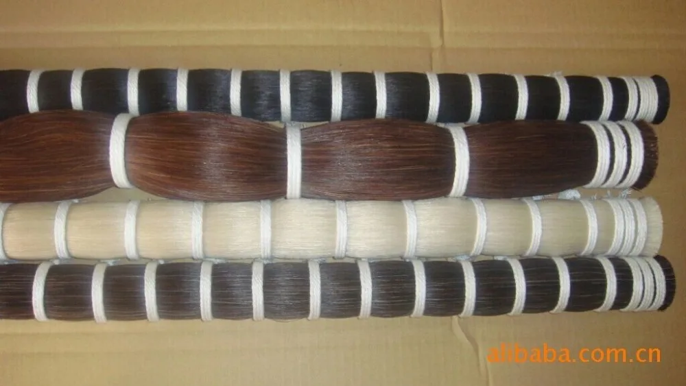 High quality horse hair For Making Traditional Handicrafts Violin Bow Strings And Other Horse Hair Products