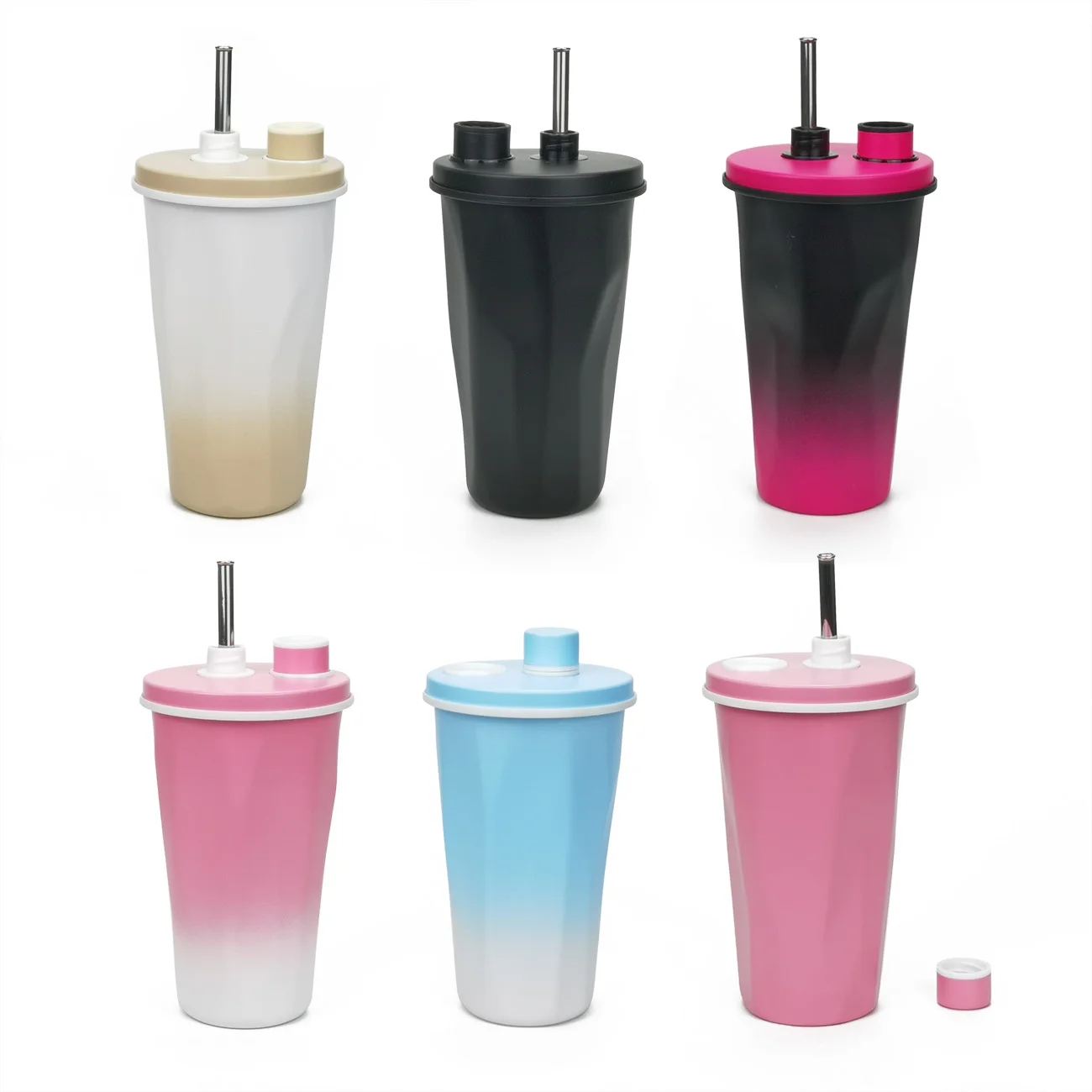 Modern New Style Durable Tumbler 304 Stainless Steel Double Wall Insulated Cup Portable Cold Insulation Magnetic Lid