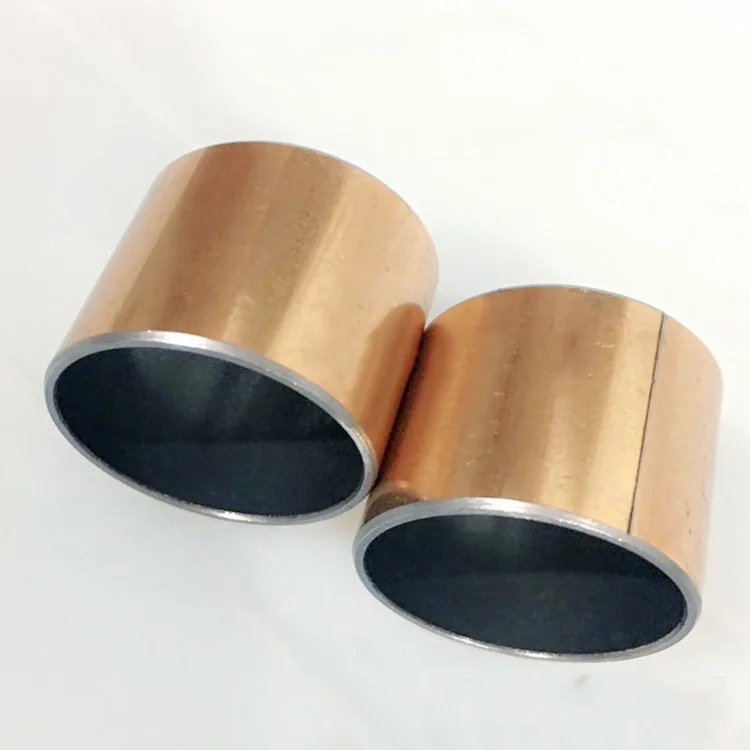 Steel Bronze Bushings with PTFE Layer Metal Polymer Composite Plain Bearing DU Bush