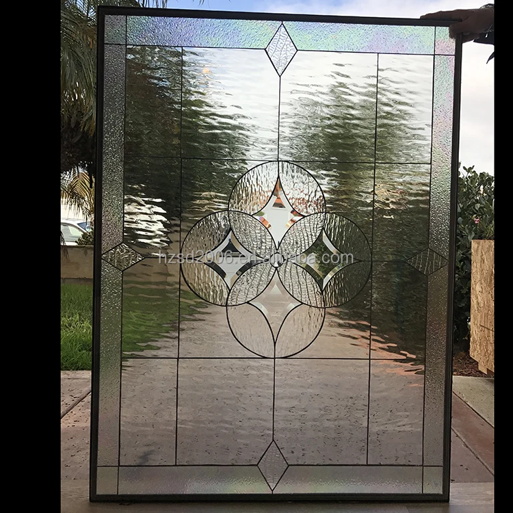  3 mm Thickness Tiffany Hand Made Stained Art Oval Glass For Door Window Hanging Panel