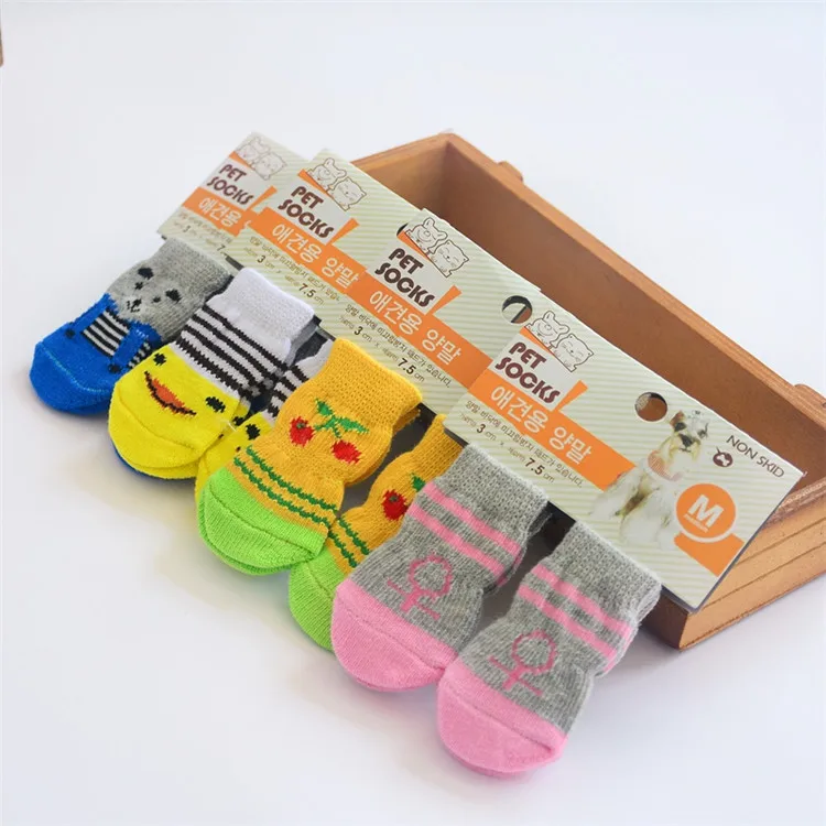 Place of origin  products cute pet socks with skidproof point  for dogs