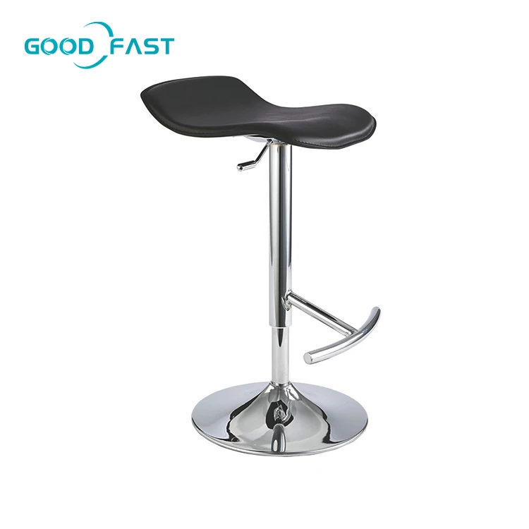 Hot Sell Living Room Furniture Swivel Home Bar Chair Modern High Quality Round Lifting Bar Stool with Aluminum Base