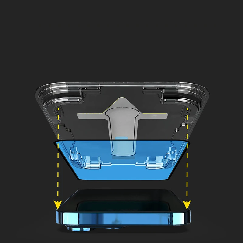 For iPhone 13 14 Pro max tempered glass installation for iphone easy install screen protector easy app installation kit