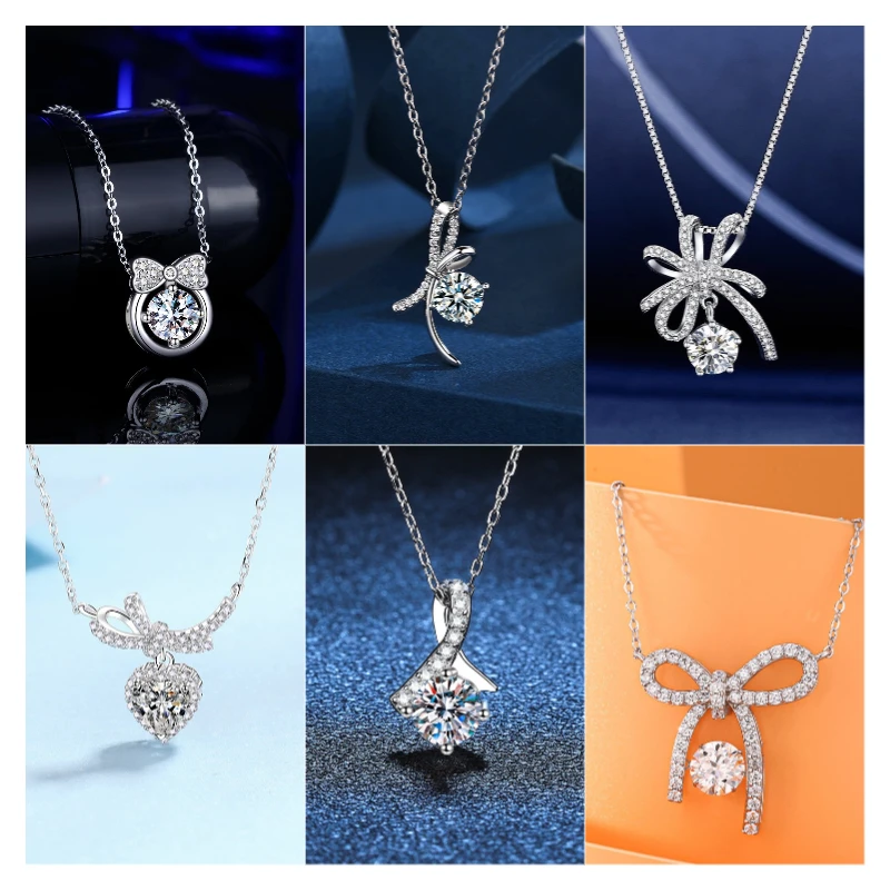 Zircon Diamond Butterfly Charm Pendant Necklace Womens Butterfly Charms Necklace Dainty Butterfly Necklace