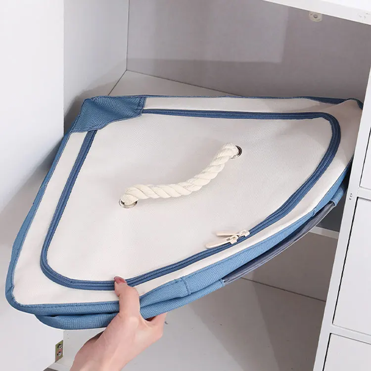 Высококачественная тканевая корзина-органайзер для хранения в домашних условиях