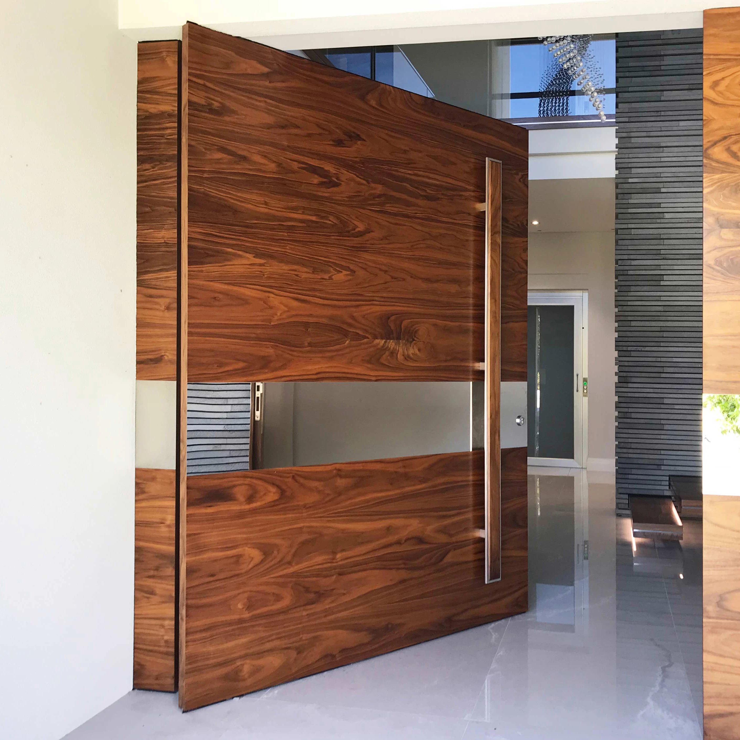 Seeyesdoor custom modern others door designs cherry solid wood safe front entry door