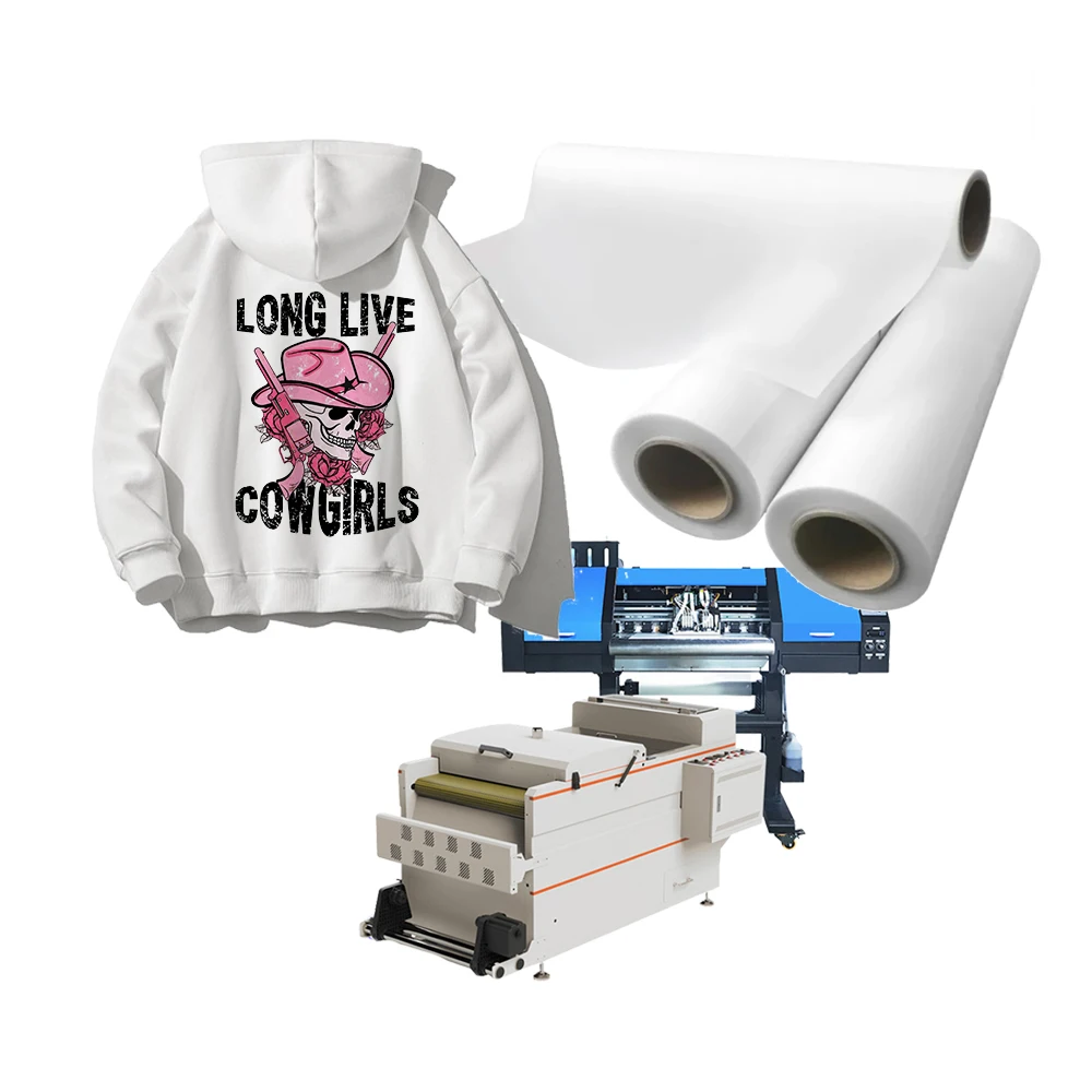 Оптовая продажа, пленочная бумага для принтера Dtf, теплопередающая пленка из ПЭТ, рулон 60 см 30 см 33 см A3 A4 dtf ПЭТ пленка для принтера dtf