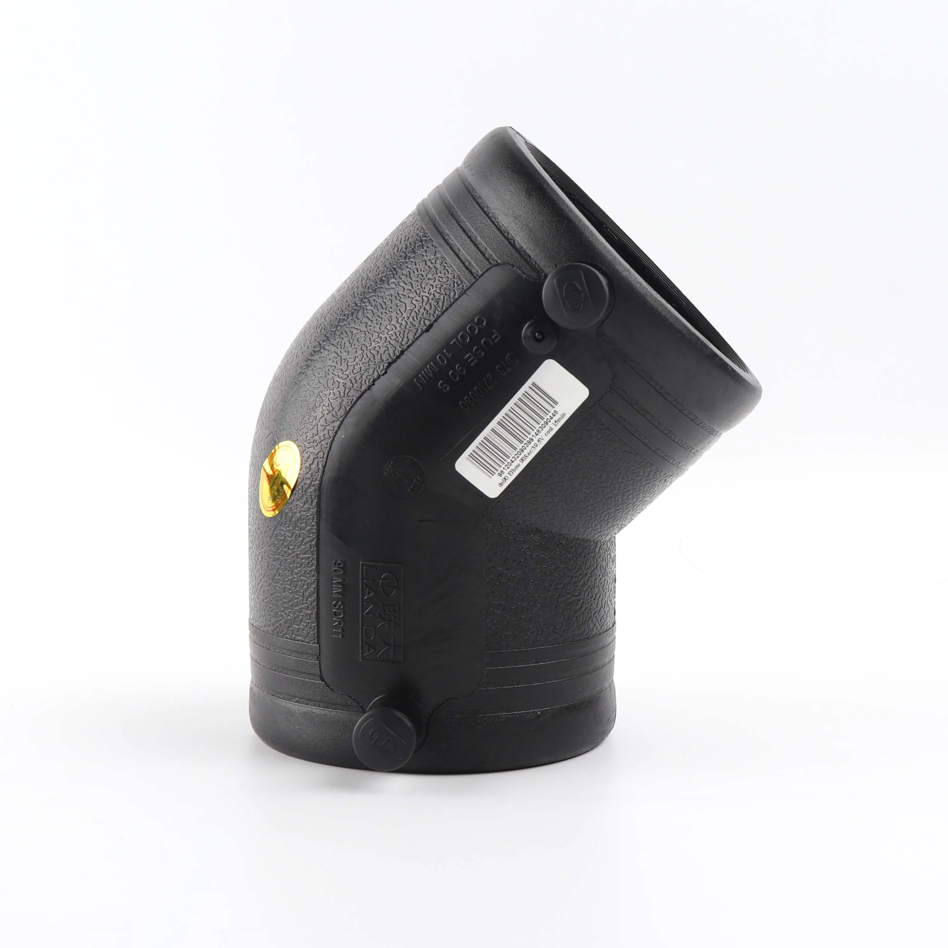 DN315 PE100  90 Degree pe connection electrofusion elbow tee reducer pipe fittings hdpe drip direct sale