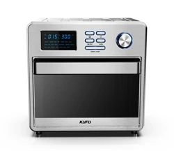 KUFU 2022 Hot Sale Silver crest air fryer 15l  digital LED halogen air fryer oven with accessories