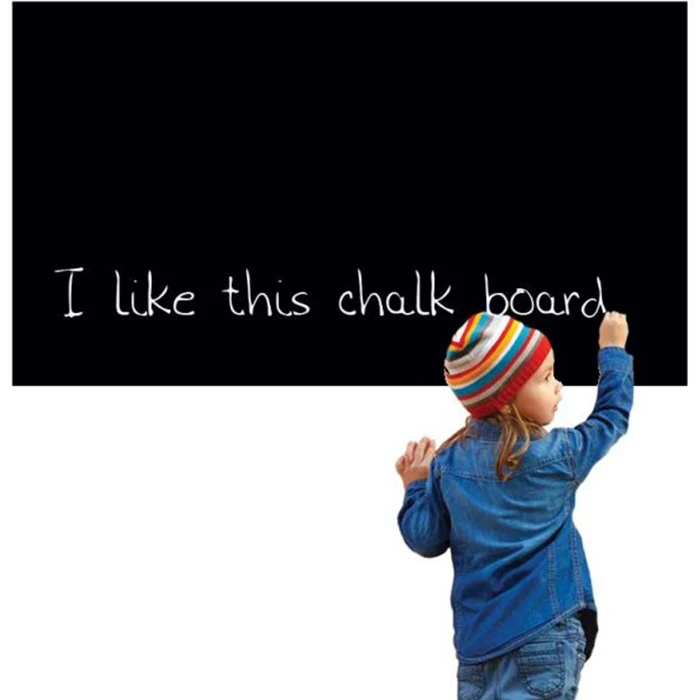 School Furniture Chalk Board Paint Alternative Wallpaper Black Chalkboard Stickers
