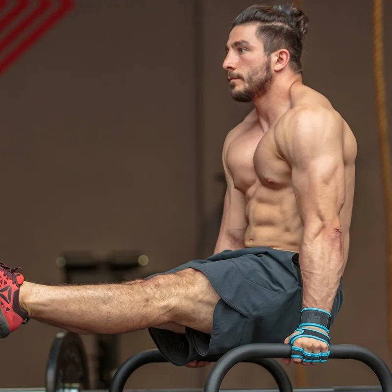 Half Finger Breathable Workout Gym Exercise Women Men Body Fitness Adjustable Wrist Training Strap Weight Lifting Gloves