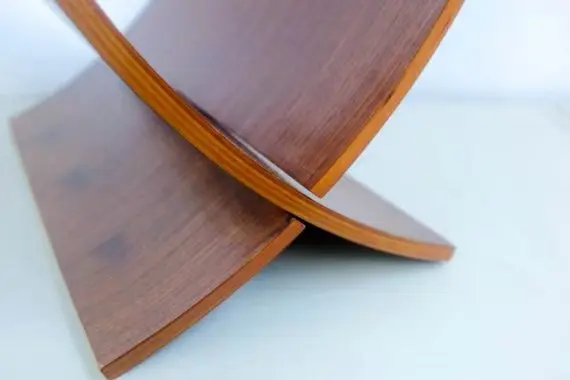 Pintangor teak plywood Wood Storage wooden magazine rack