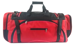 New design black red nylon waterproof martial arts training equipment bag custom logo sport gym bagsrtment