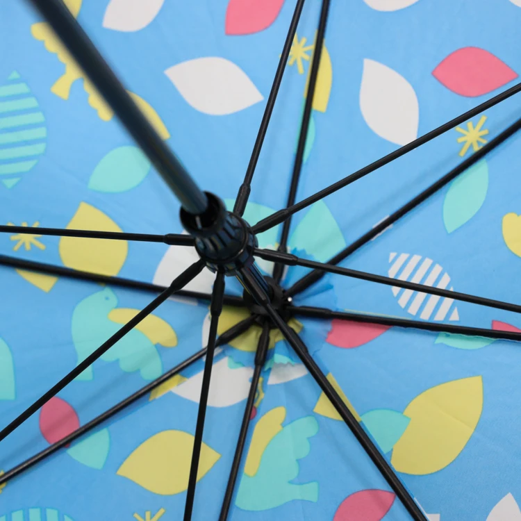 high quality kid straight umbrella design custom for kids 21inch safe manual opening with custom