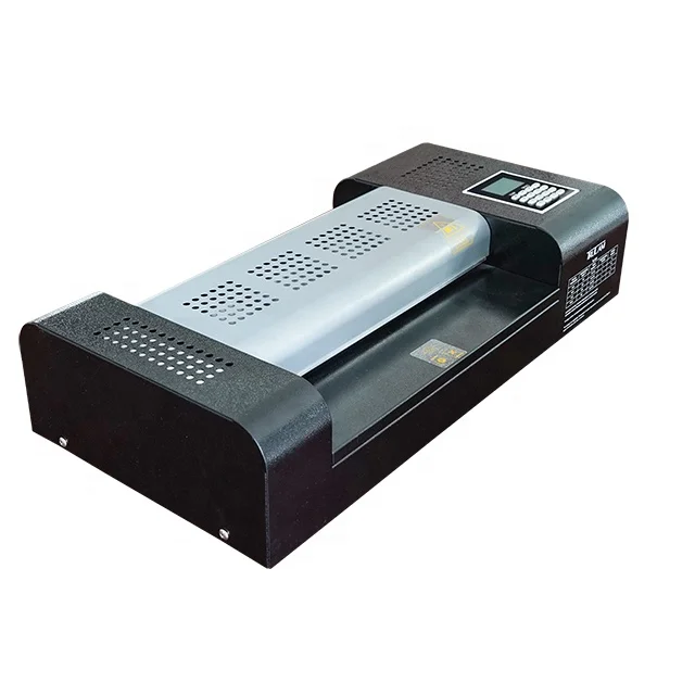 PL600 Professional Factory Direct Sale Manual Film Laminator 6 Rollers 4 Heating Tube Pouch Laminator