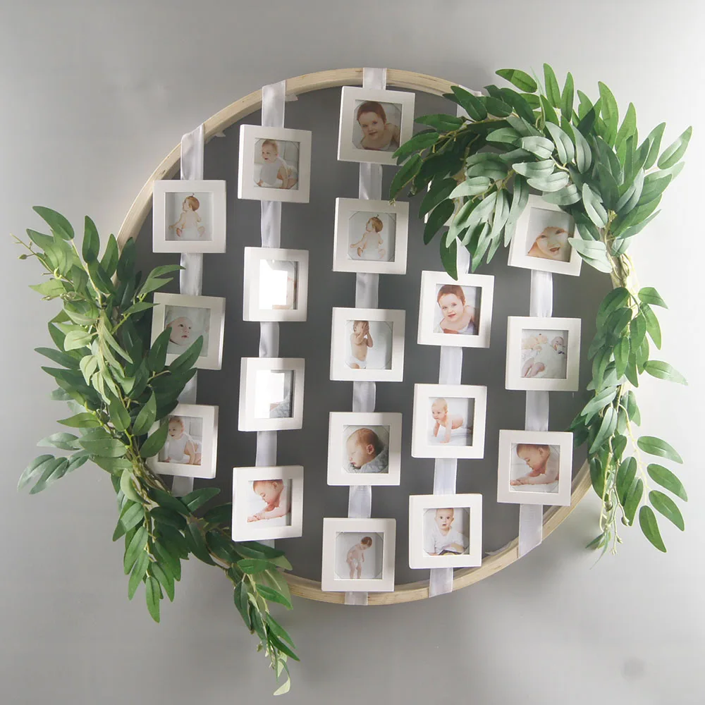 PHOTA  First Year Picture Frame  Round Wood