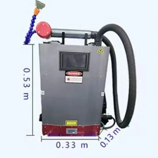 portable handheld oil rust cleaning laser machine Laser metal Cleaning backpack