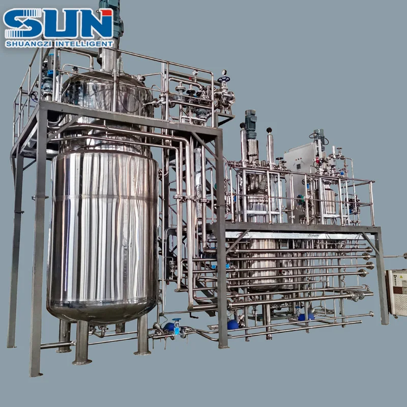 50L-500L-5000L Microbial Fermentor Bioorganic Fertilizer Active Bacteria Triple Fermentation Tank