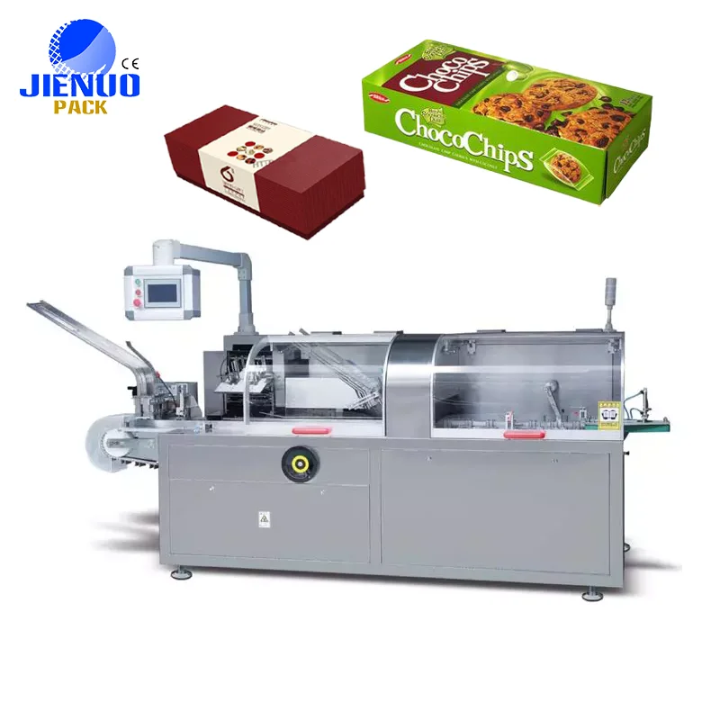 Automatic Chicken Soup Bouillon Cubes Cartoning Box Packing Machine