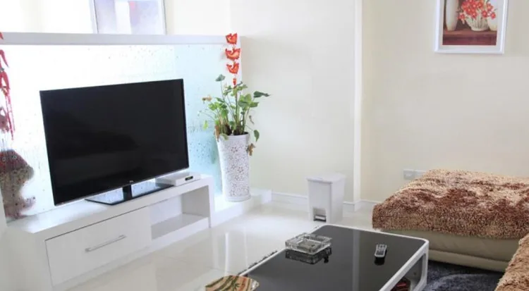 Desk Tempered Glass Base TV Mount Stand Desktop Table Monitor Glass Flat Panel LCD TV Stand