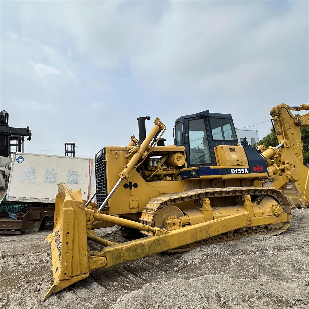 Used Komatsu D155 bull dozer for sale Original tracked D155A dozer Bulldozer