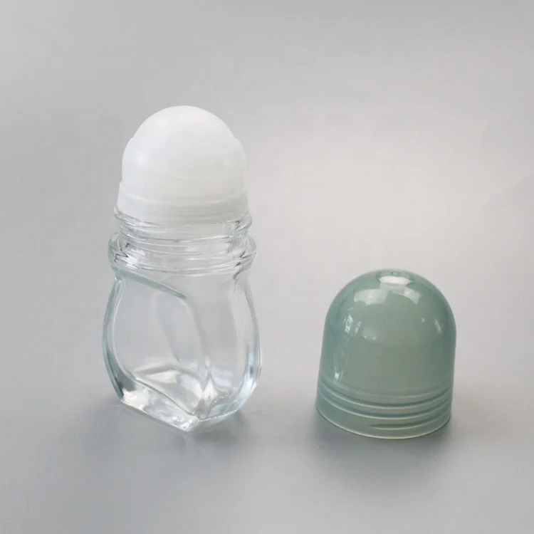 50ml roll on bottle custom glass roll on bottle fancy roll on glass bottle