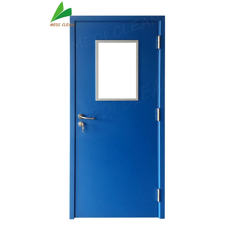 Good Quality Factory Price Hospital Clean Room Hermetic Aluminum Profile Single Swing Door